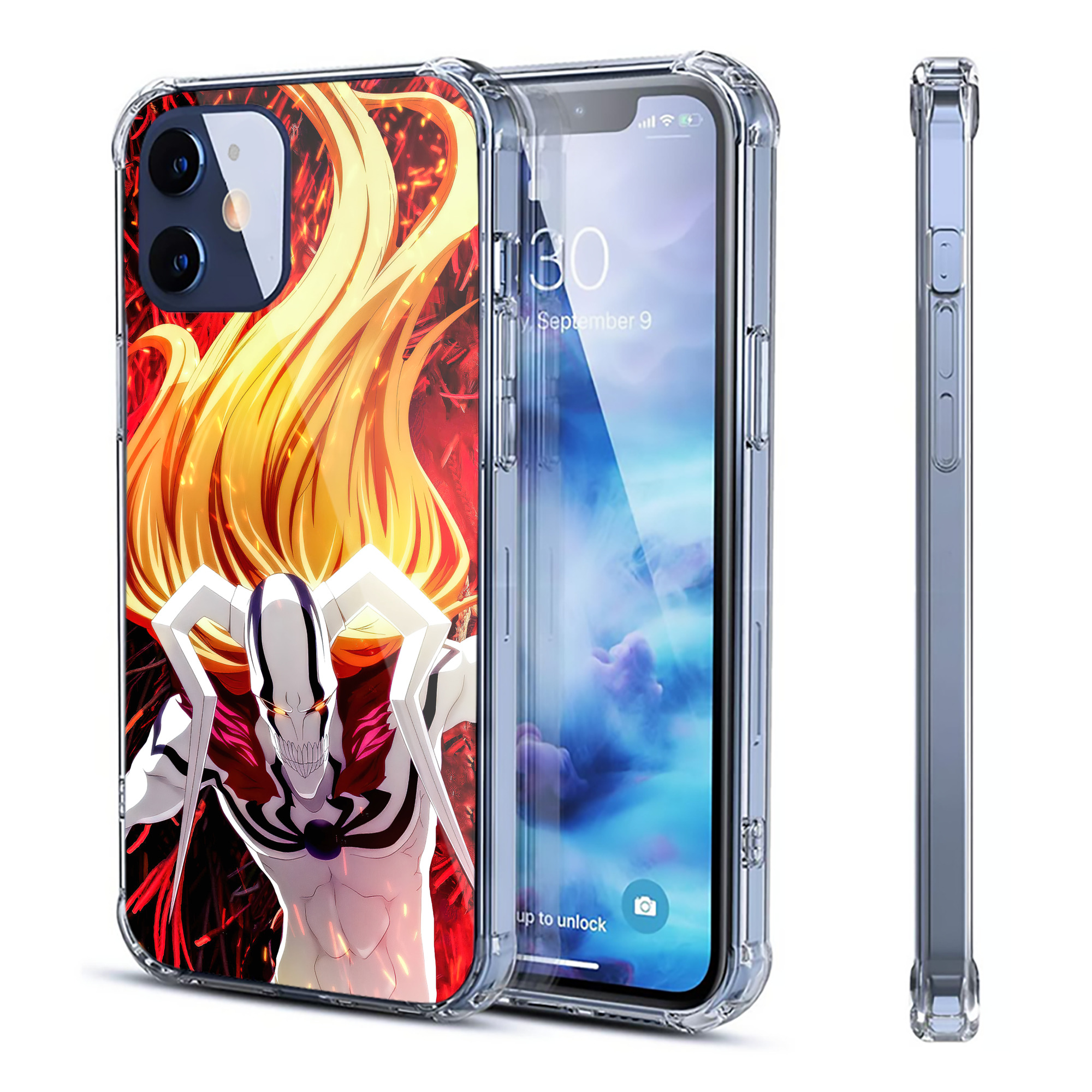 （画像用） ブリーチ BLEACH 【iPhone 12シリーズ対応】透明スマホケース（クリアソフトケース）